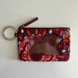 Vera Bradley Zip ID Case In Tangier Paisley